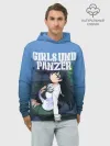 Худи мужской база хлопок / Girls und Panzer