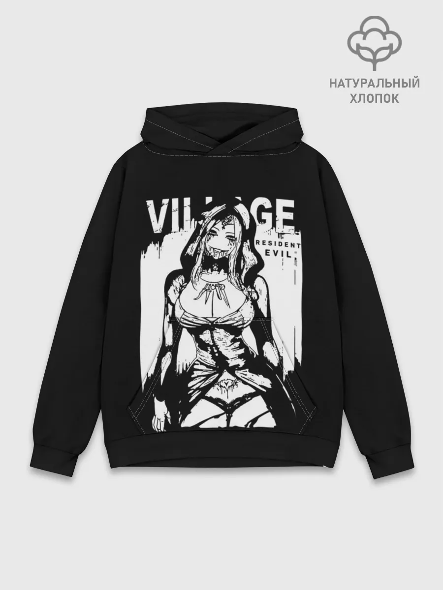 Худи мужской база хлопок / Resident Evil