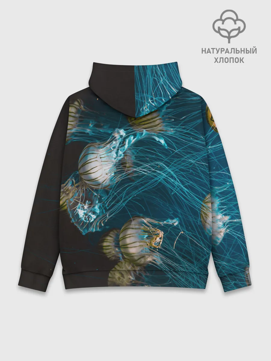 Худи мужской база хлопок / Медузы