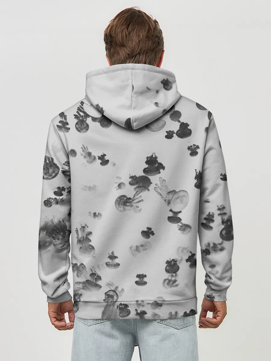 Худи мужской база хлопок / Медузы