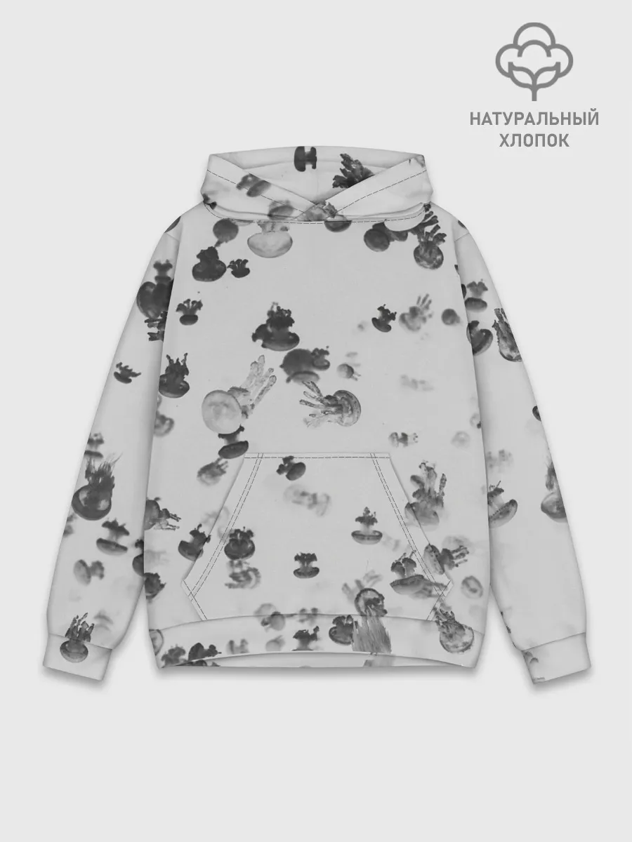 Худи мужской база хлопок / Медузы