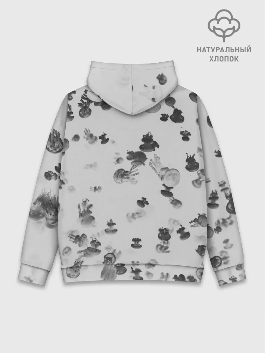 Худи мужской база хлопок / Медузы