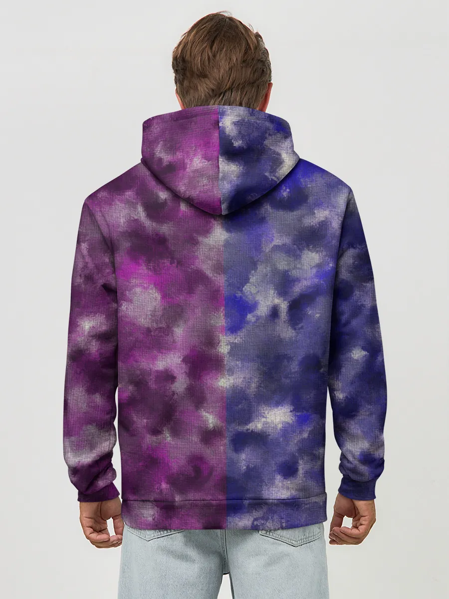 Худи мужской база хлопок / Sides Camouflage