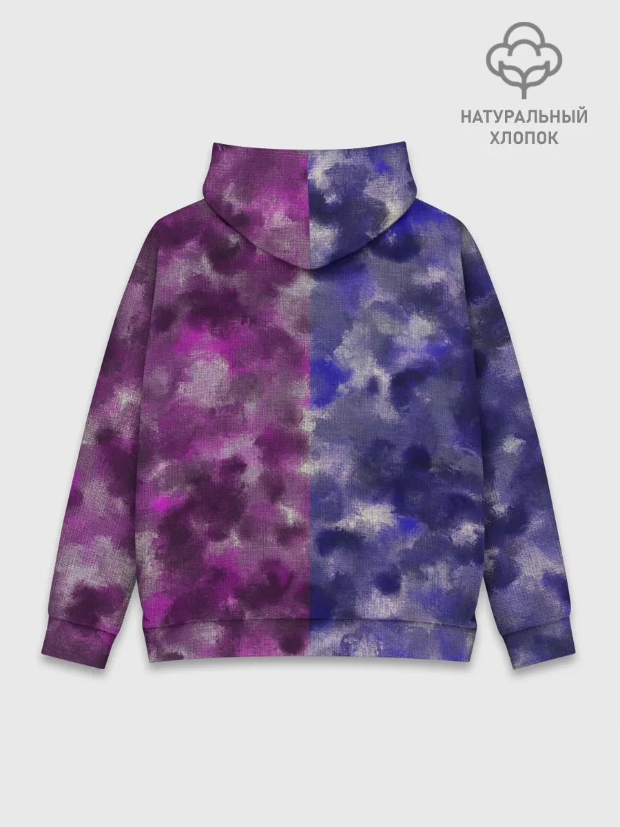 Худи мужской база хлопок / Sides Camouflage