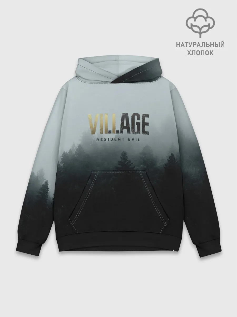 Худи мужской база хлопок / Resident Evil Village