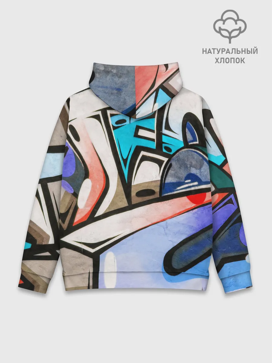 Худи мужской база хлопок / Street Art Graffiti
