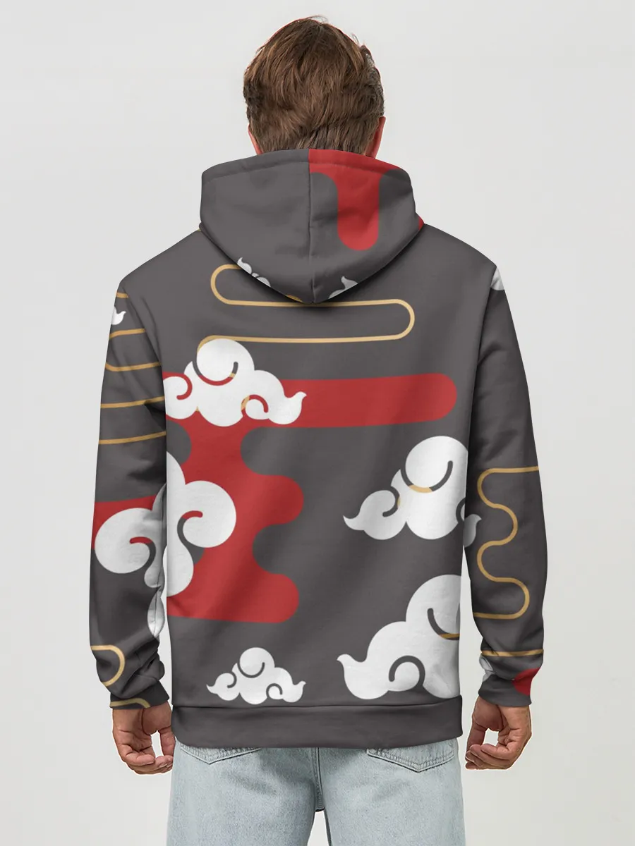 Худи мужской база хлопок / Ниндзя. Япония