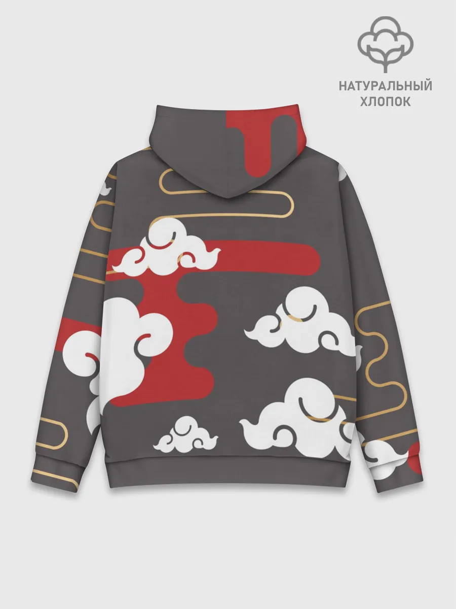 Худи мужской база хлопок / Ниндзя. Япония