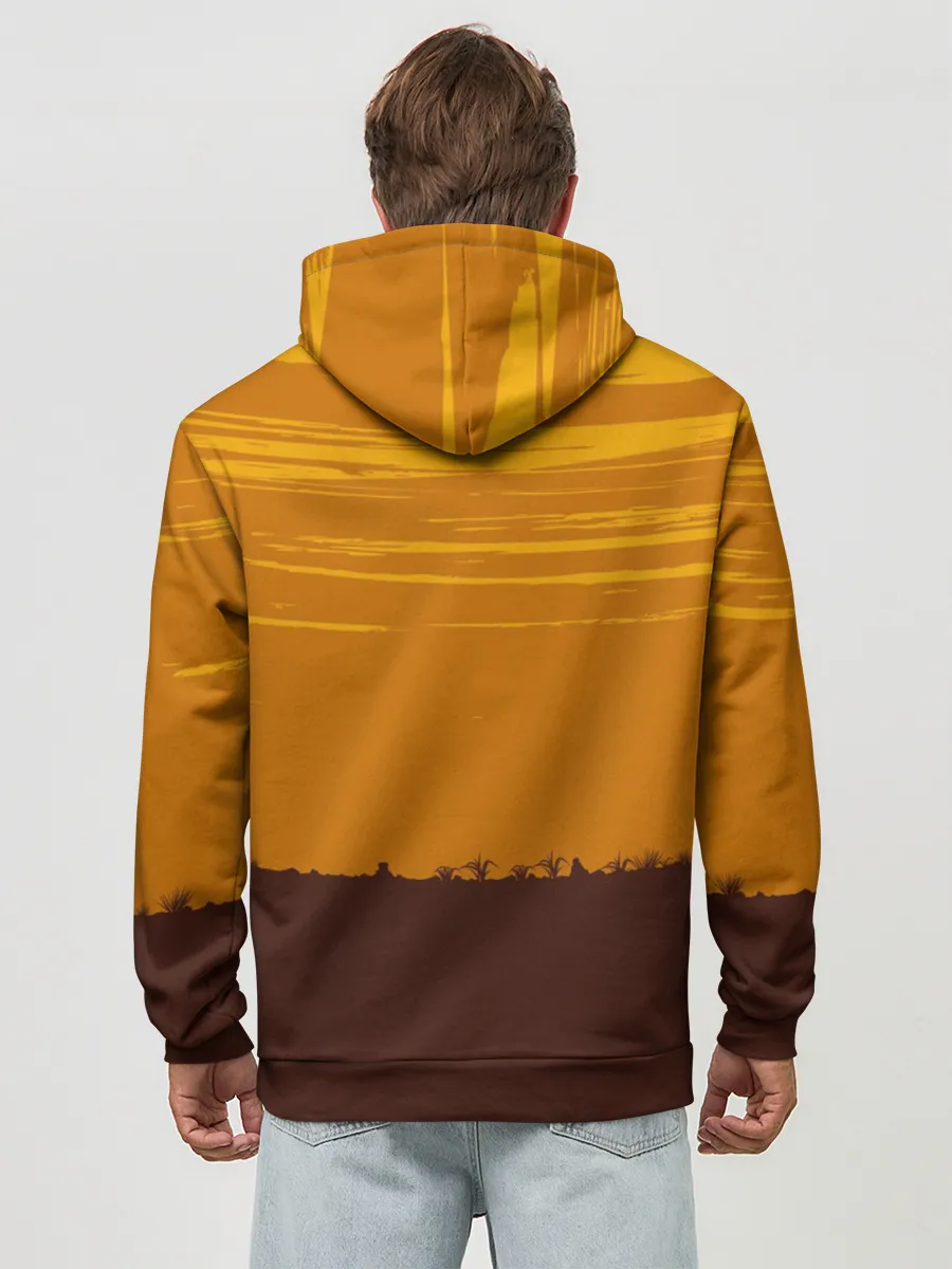 Худи мужской база хлопок / САМУРАЙ