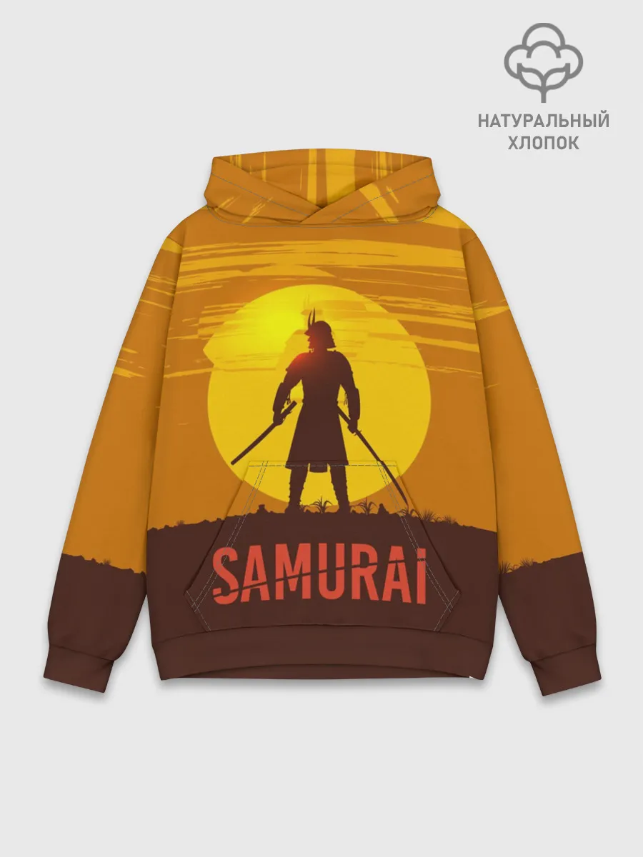 Худи мужской база хлопок / САМУРАЙ