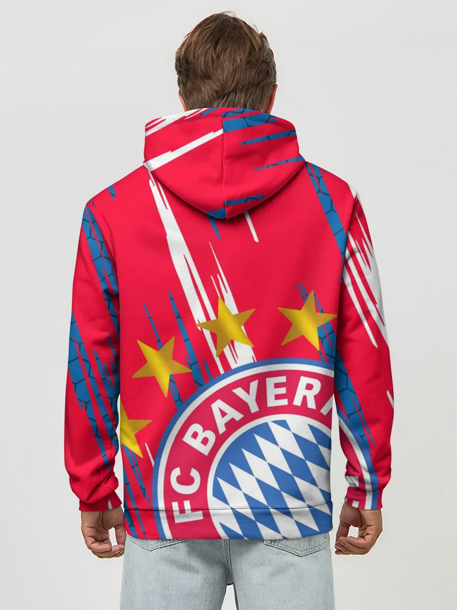 Худи мужской база хлопок / ФК БАВАРИЯ / BAYERN / МЮНХЕН