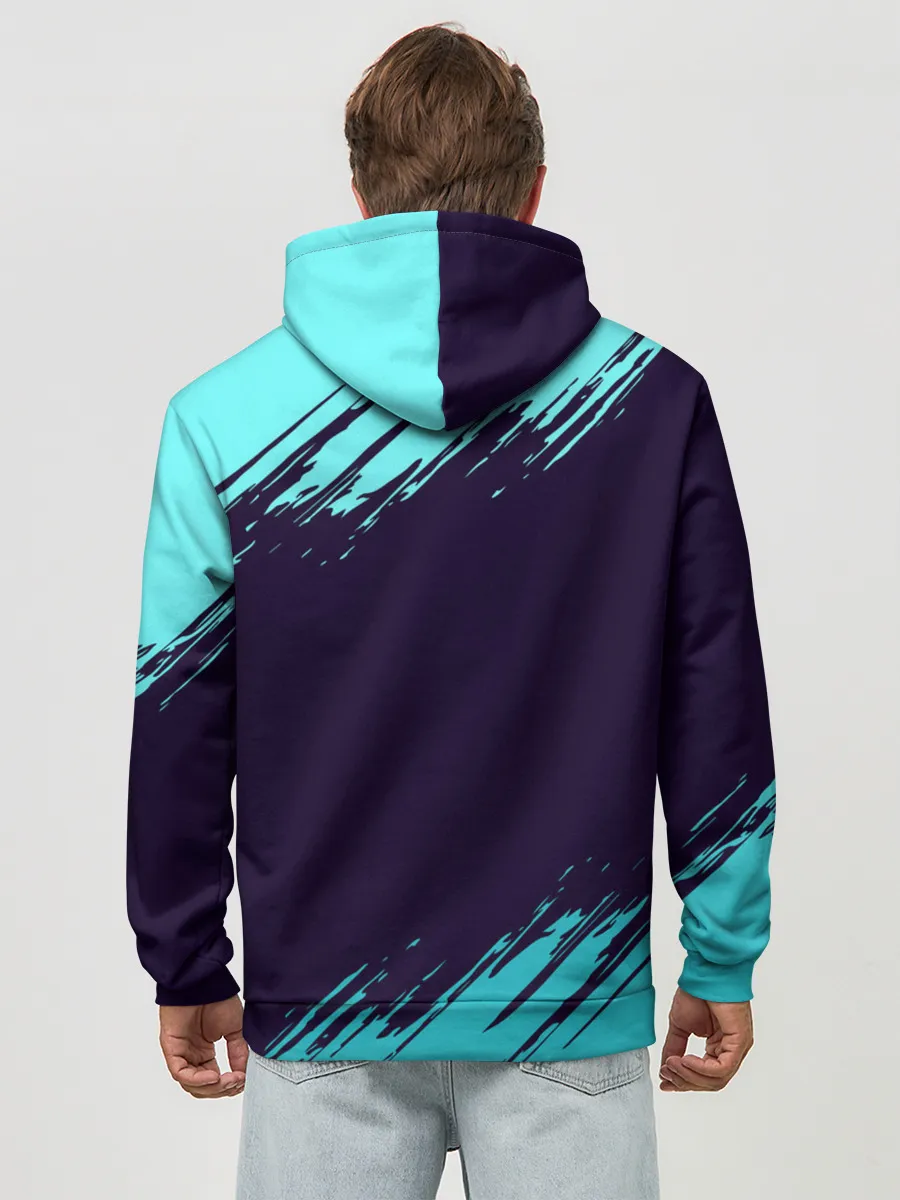 Худи мужской база хлопок / Русалка на отдыхе | Mermaid