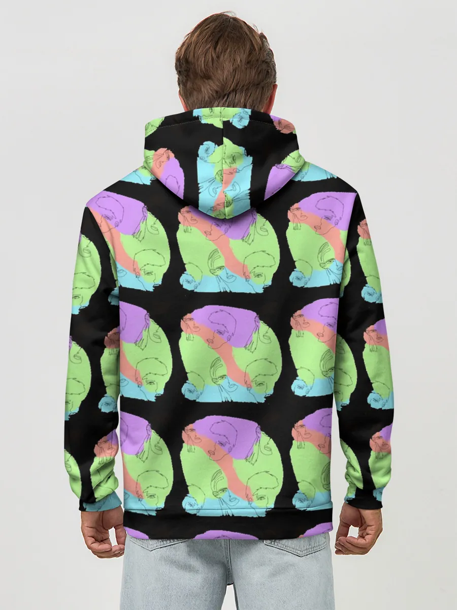 Худи мужской база хлопок / Лица