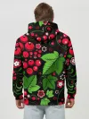 Худи мужской база хлопок / ХОХЛОМА ЛИСТЬЯ И ЯГОДЫ
