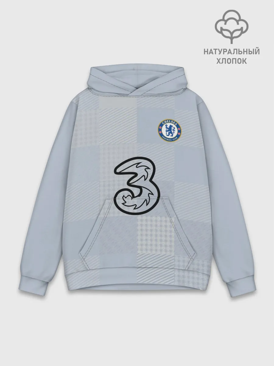 Худи мужской база хлопок / FC Chelsea | Goalkeeper Stadium