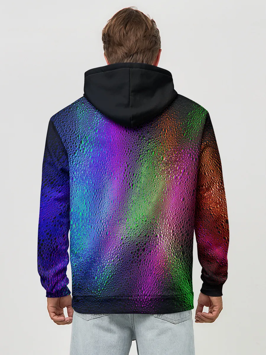 Худи мужской база хлопок / Neon Lights