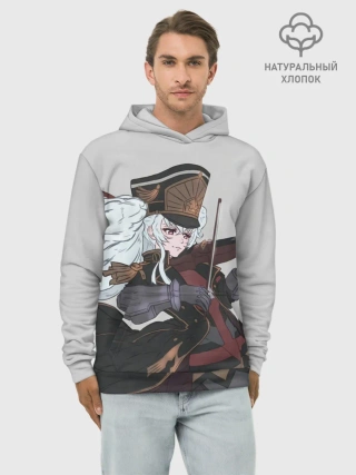 Худи мужской база хлопок / Альтаир со скрипкой