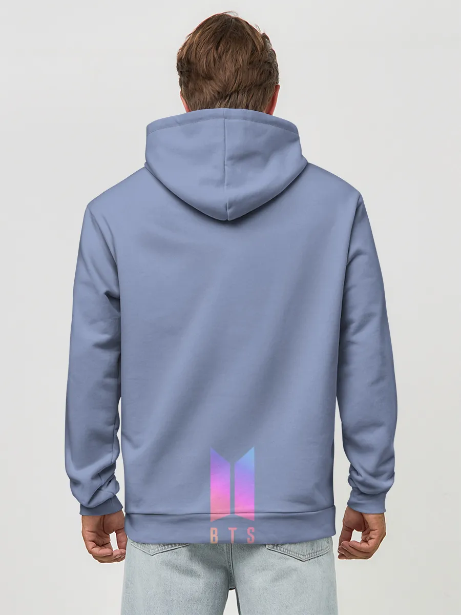 Худи мужской база хлопок / Kim Seokjin