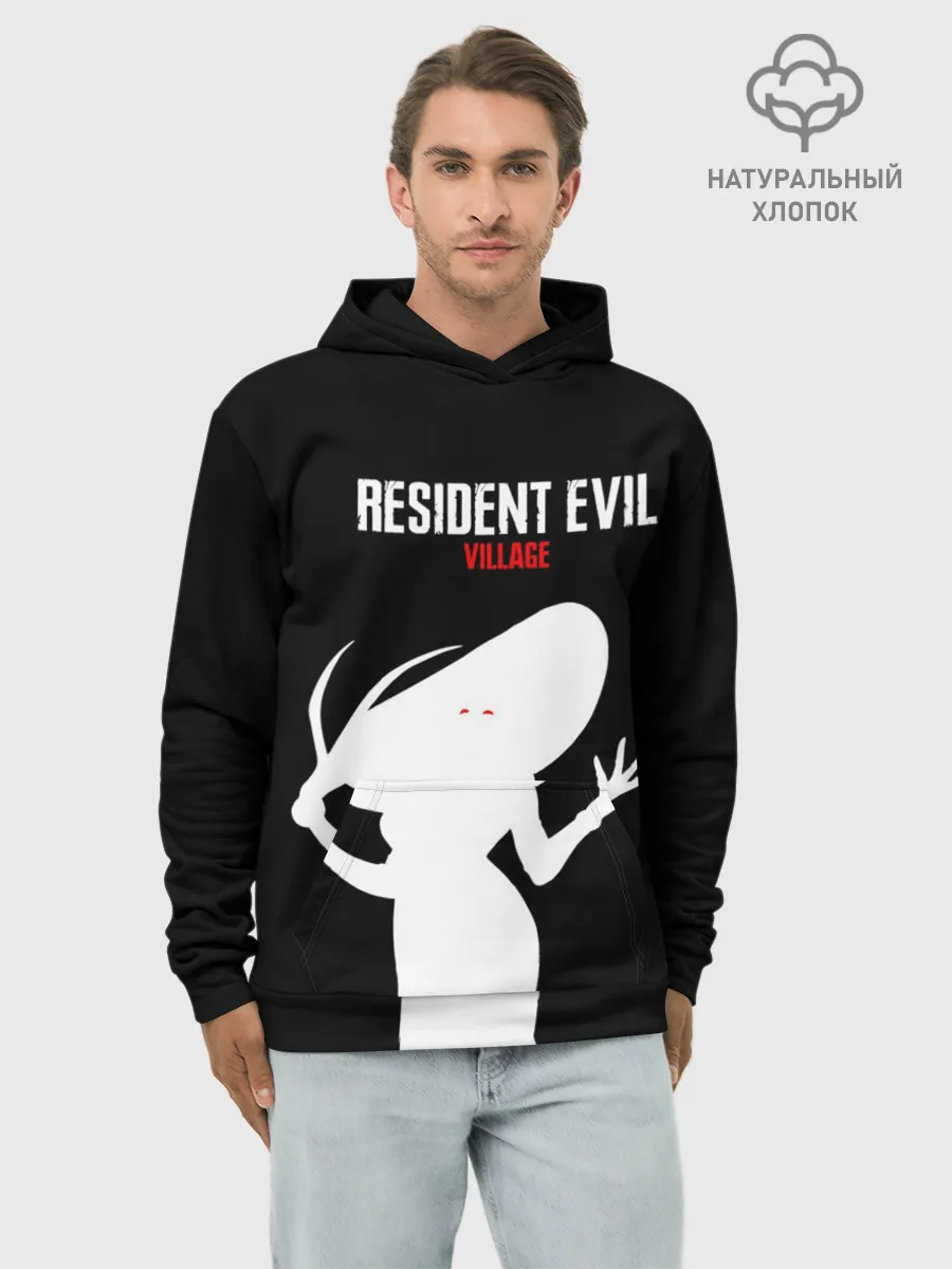 Худи мужской база хлопок / RESIDENT EVIL: VILLAGE
