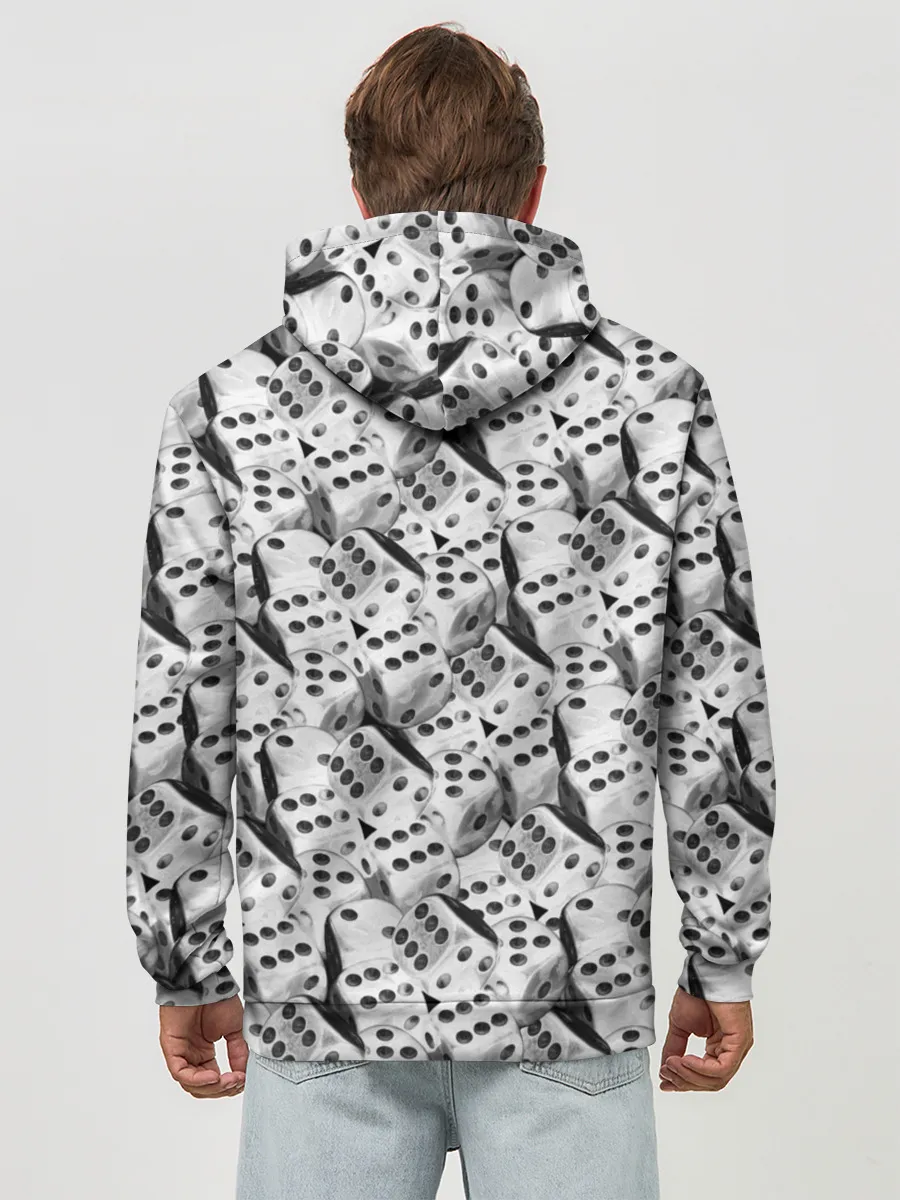 Худи мужской база хлопок / Игральные Кости