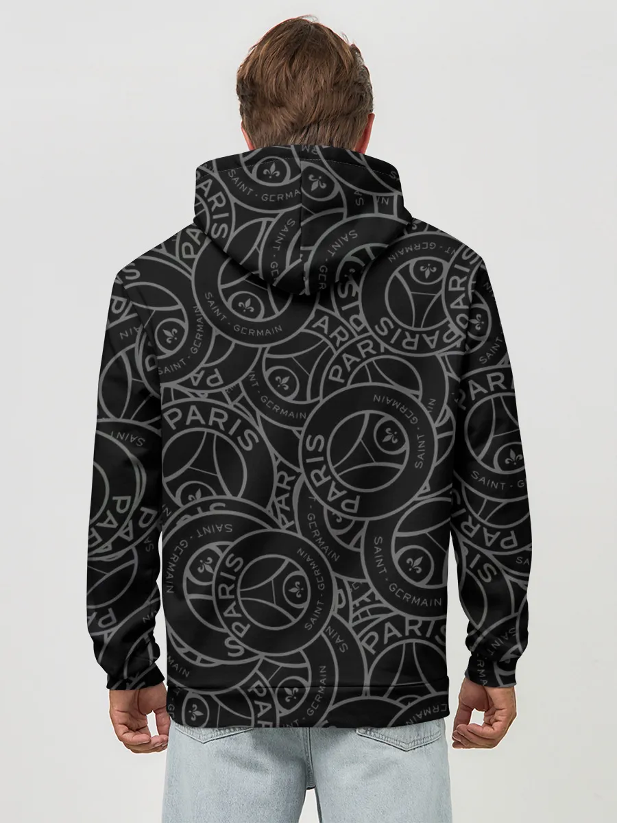 Худи мужской база хлопок / ФК ПСЖ / PARIS SAINT GERMAIN