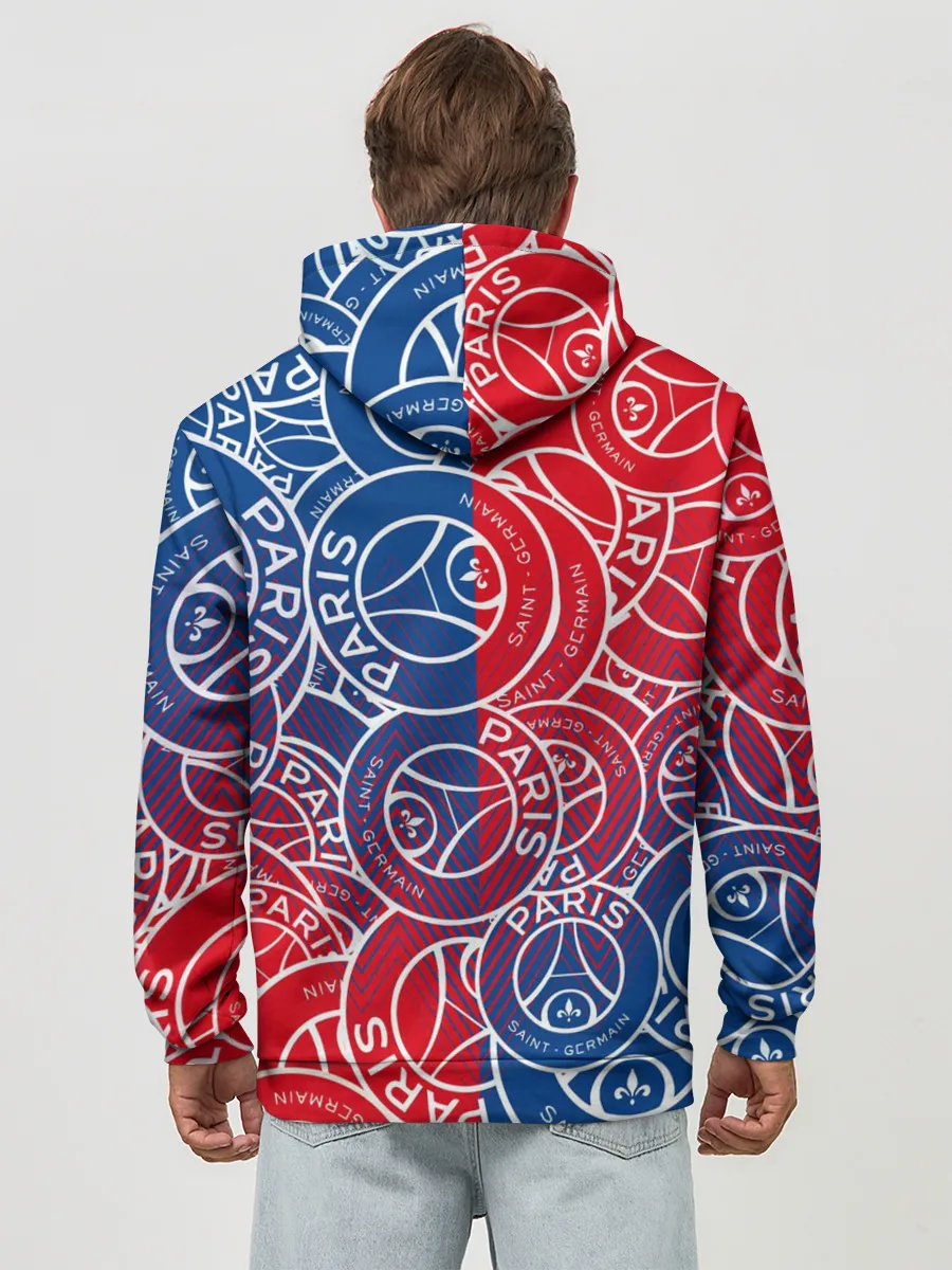 Худи мужской база хлопок / ФК ПСЖ / PARIS SAINT GERMAIN