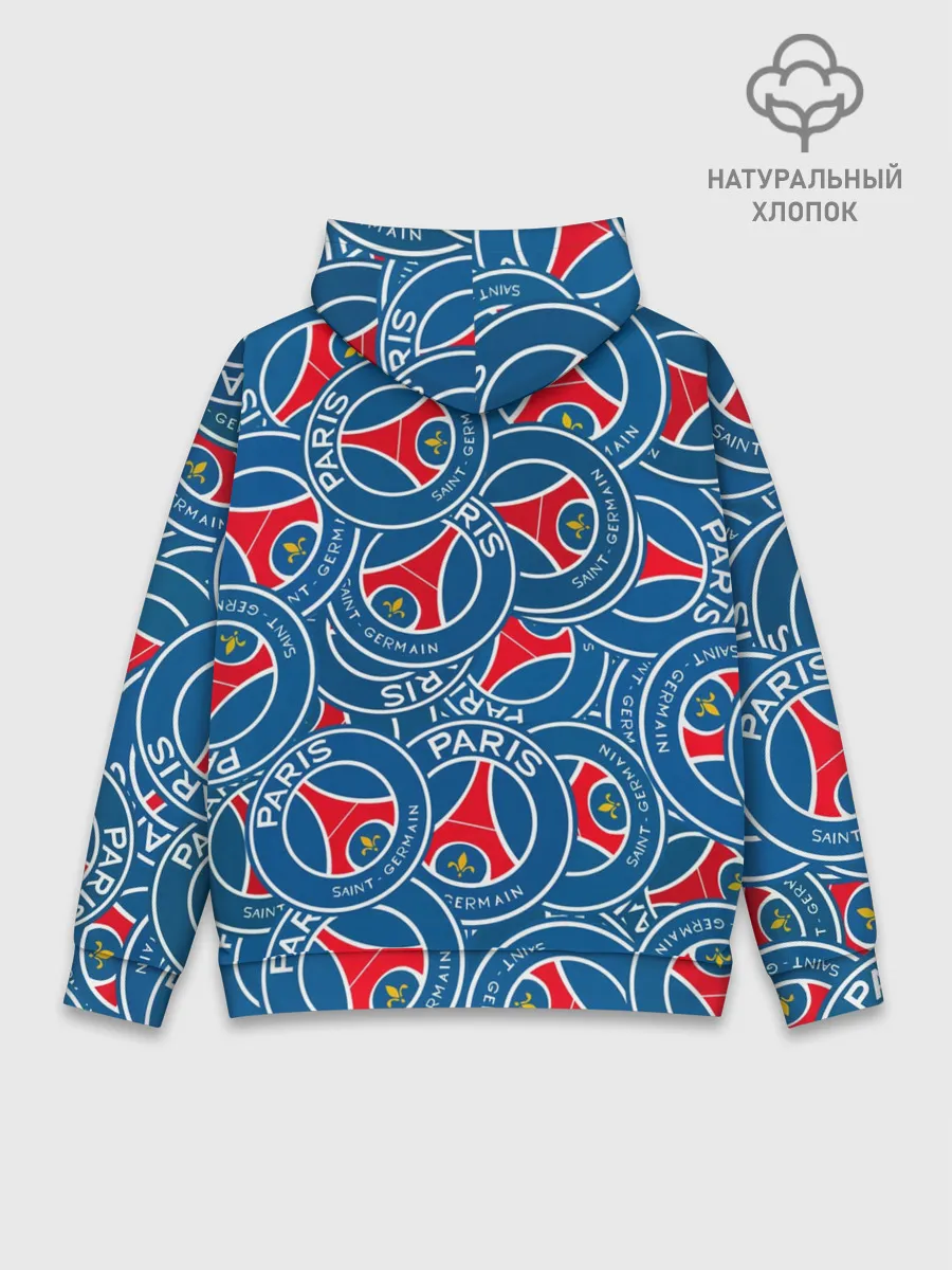 Худи мужской база хлопок / ФК ПСЖ / PARIS SAINT GERMAIN