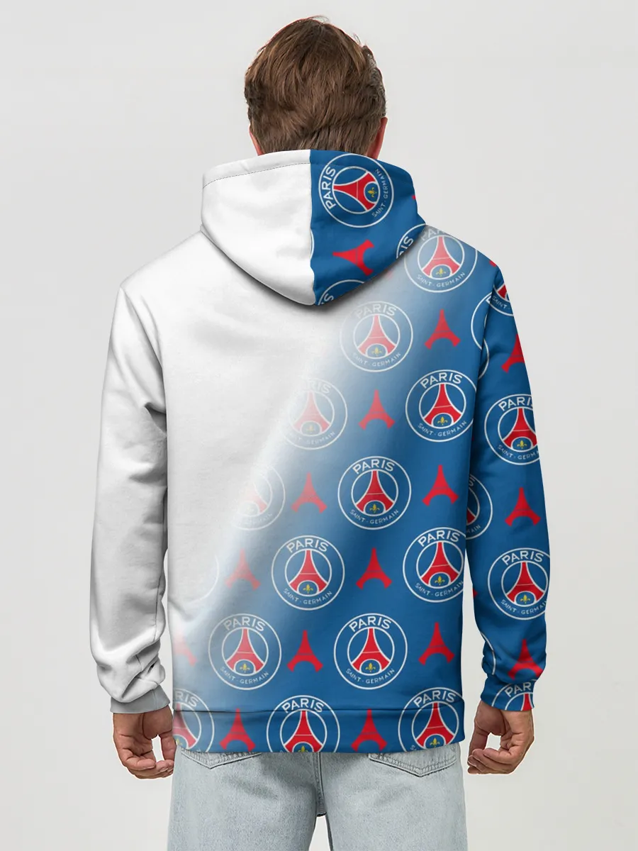 Худи мужской база хлопок / ФК ПСЖ / PARIS SAINT GERMAIN