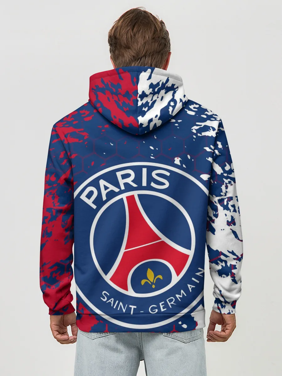 Худи мужской база хлопок / ФК ПСЖ / FC PSG / PARIS SG