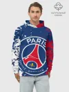 Худи мужской база хлопок / ФК ПСЖ / FC PSG / PARIS SG