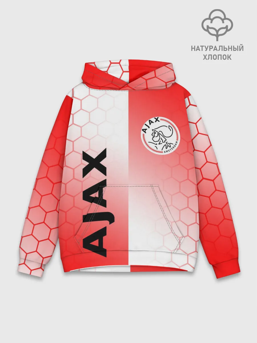 Худи мужской база хлопок / FC AJAX AMSTERDAM / ФК АЯКС