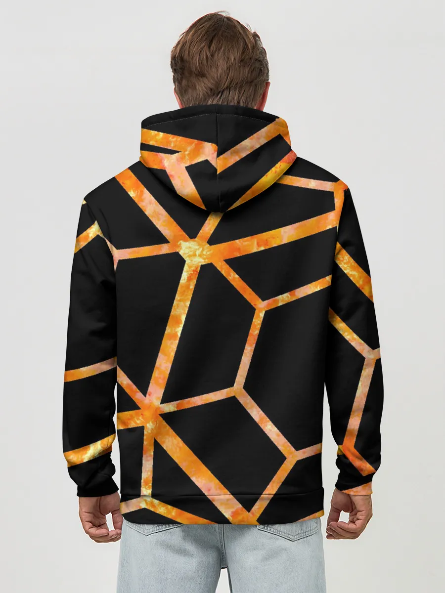 Худи мужской база хлопок / Hexagon