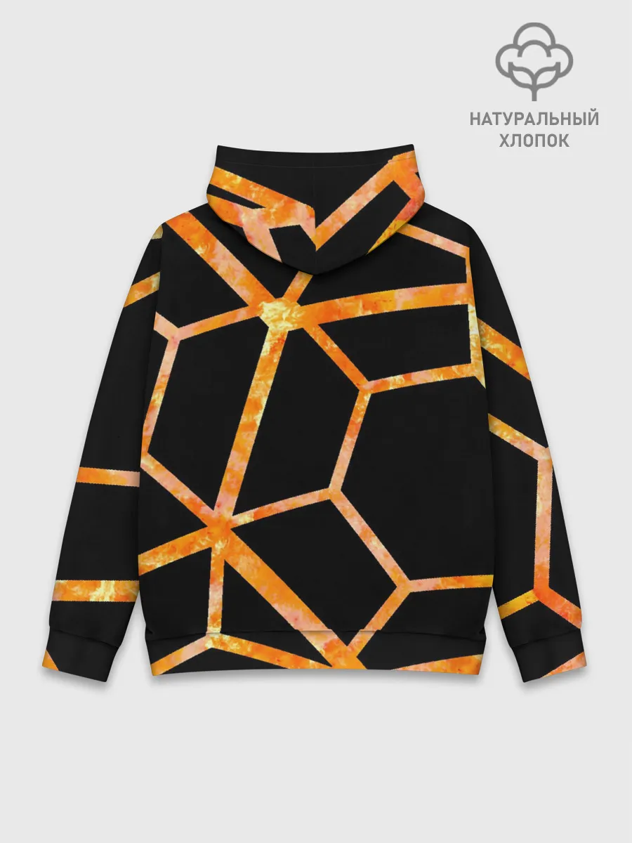 Худи мужской база хлопок / Hexagon