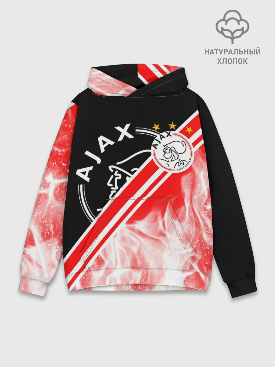 Худи мужской база хлопок / FC AJAX AMSTERDAM / ФК АЯКС