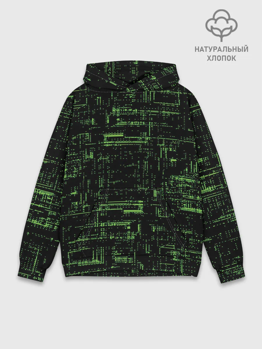 Худи мужской база хлопок / Схема