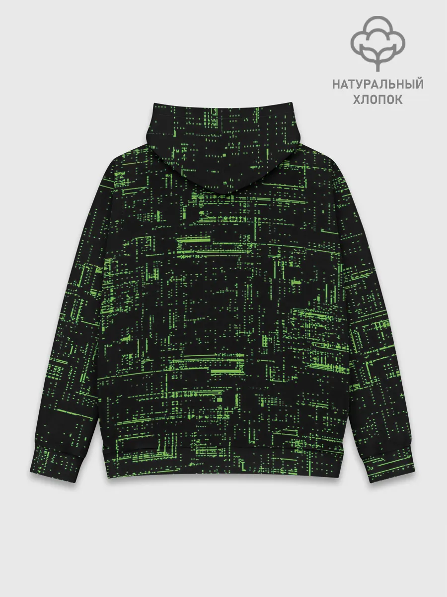 Худи мужской база хлопок / Схема