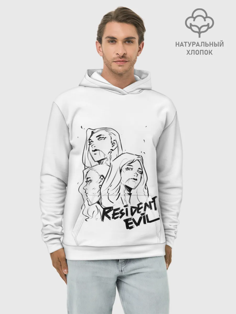 Худи мужской база хлопок / Сестры Димитреску