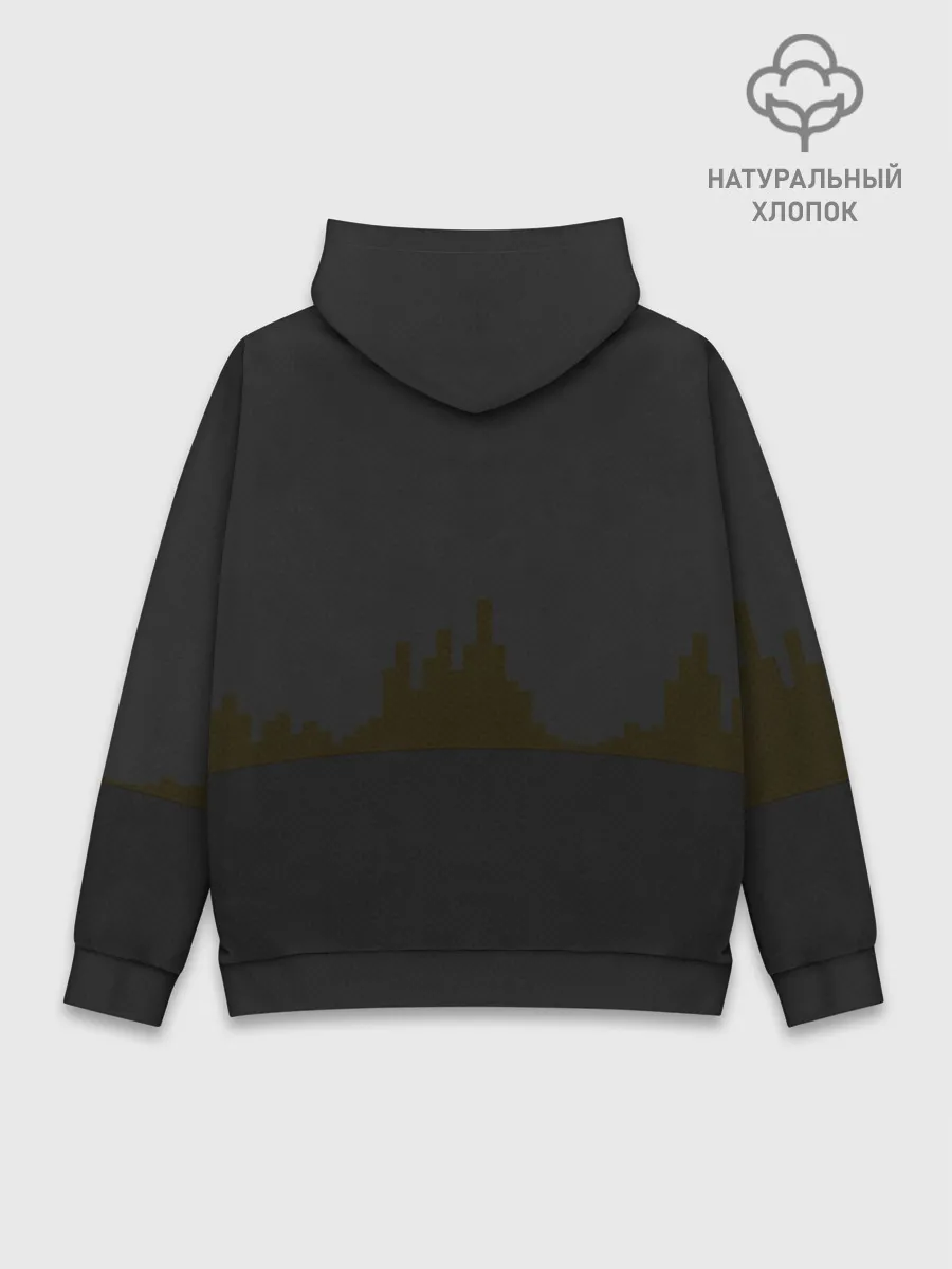 Худи мужской база хлопок / Ретро стиль. Девушка.