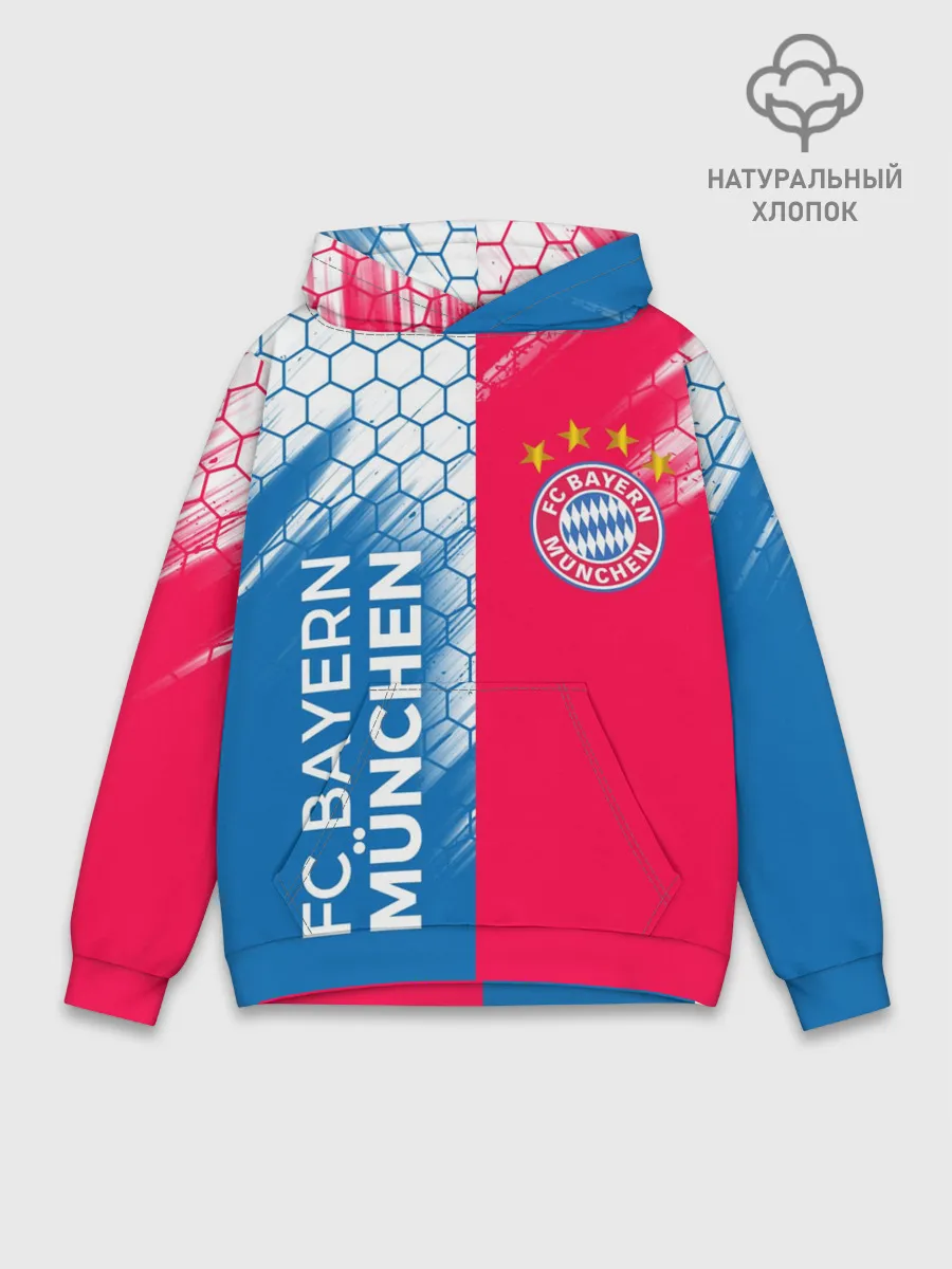Худи мужской база хлопок / ФК БАВАРИЯ / BAYERN / МЮНХЕН