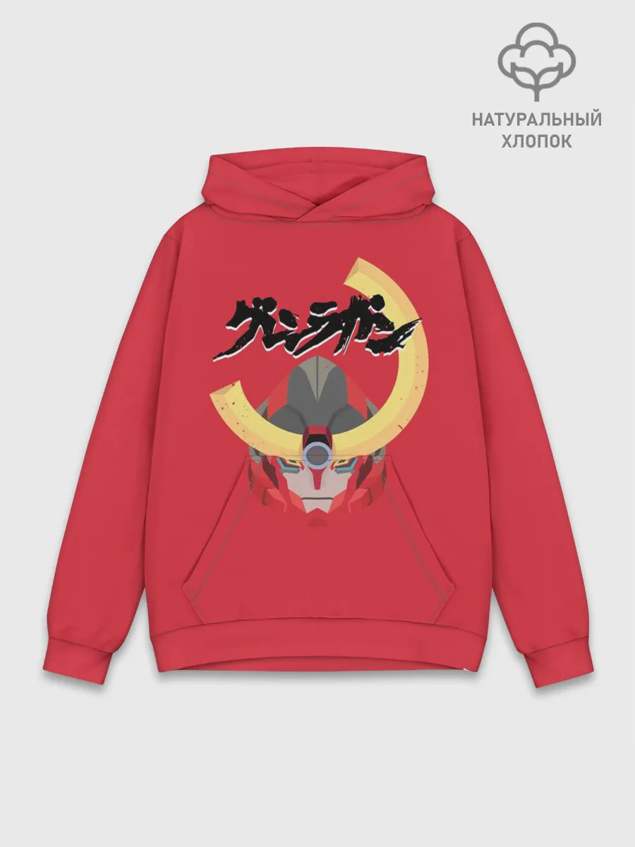 Худи мужской база хлопок / Гуррен Лаганн Ганмен