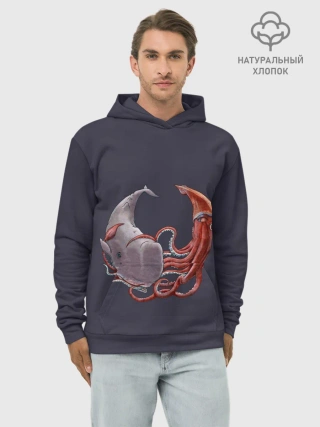 Худи мужской база хлопок / Naval Confrontation