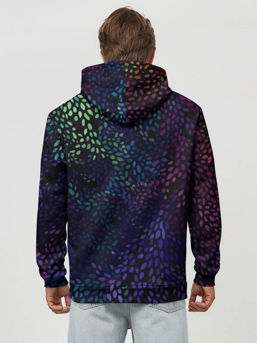 Худи мужской база хлопок / Настроение узоры