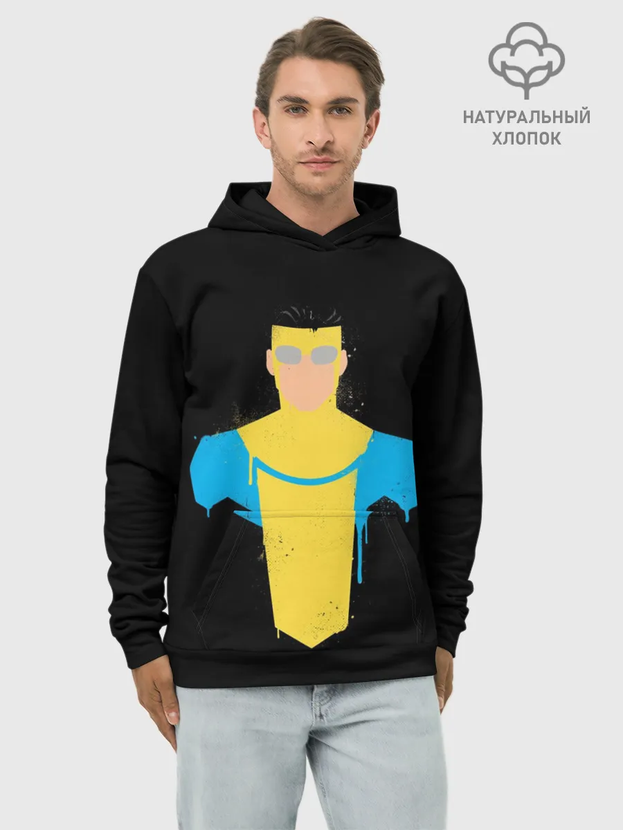 Худи мужской база хлопок / Неуязвимый | Марк Грейсон