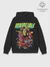 Худи мужской база хлопок / Неуязвимый | Invincible