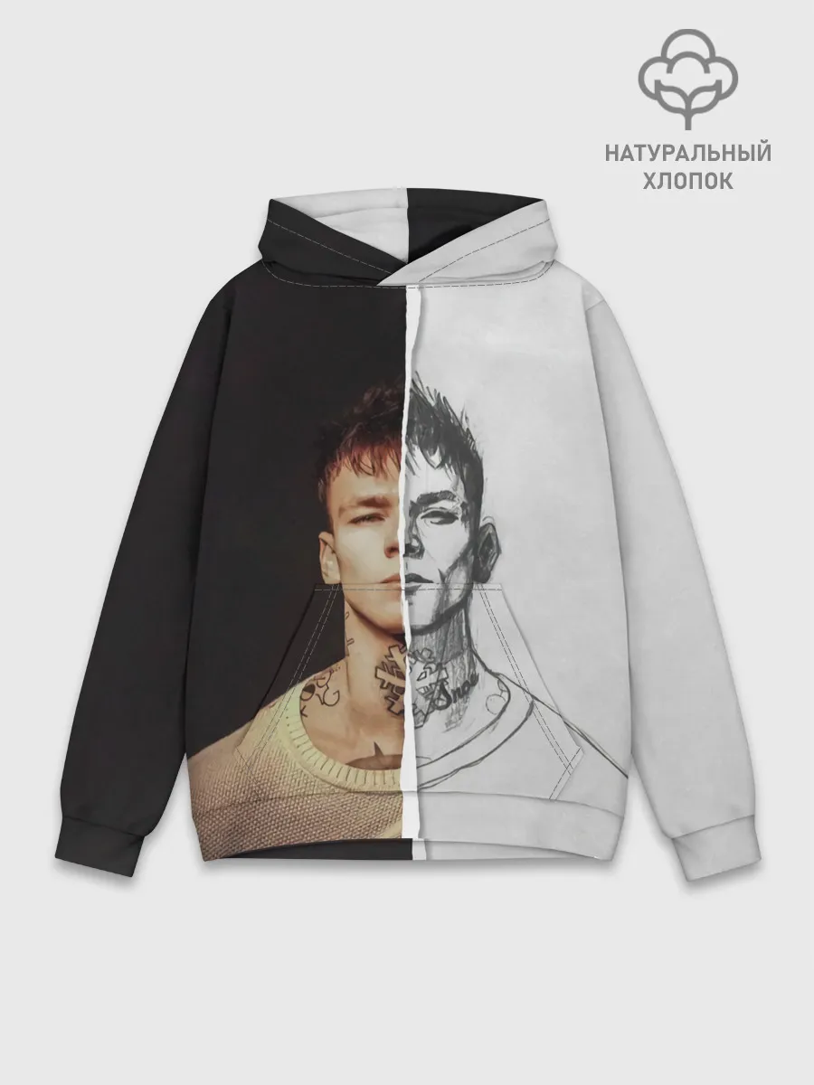 Худи мужской база хлопок / Niletto side