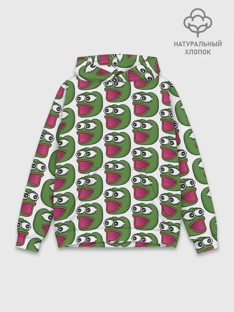 Худи мужской база хлопок / Poggers Pattern