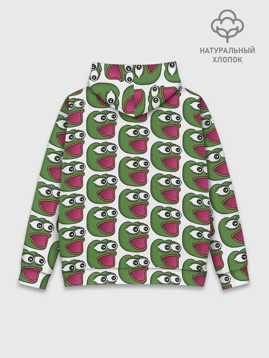 Худи мужской база хлопок / Poggers Pattern