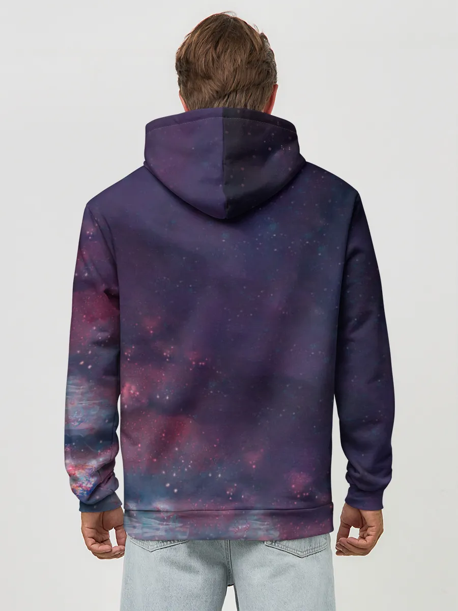 Худи мужской база хлопок / СИЯЮЩИЙ ЛЕВ