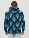 Худи мужской база хлопок / Чешуя ледяного дракона