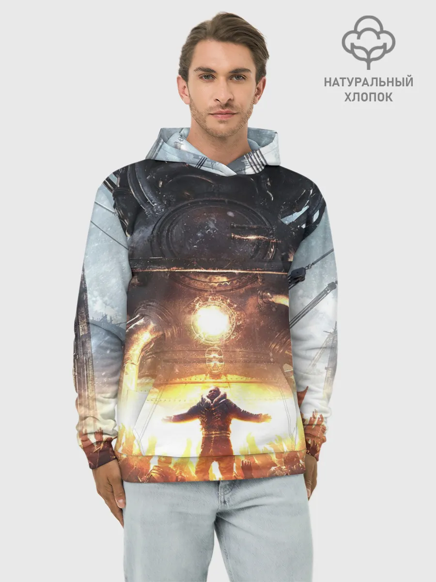 Худи мужской база хлопок / FrostPunk